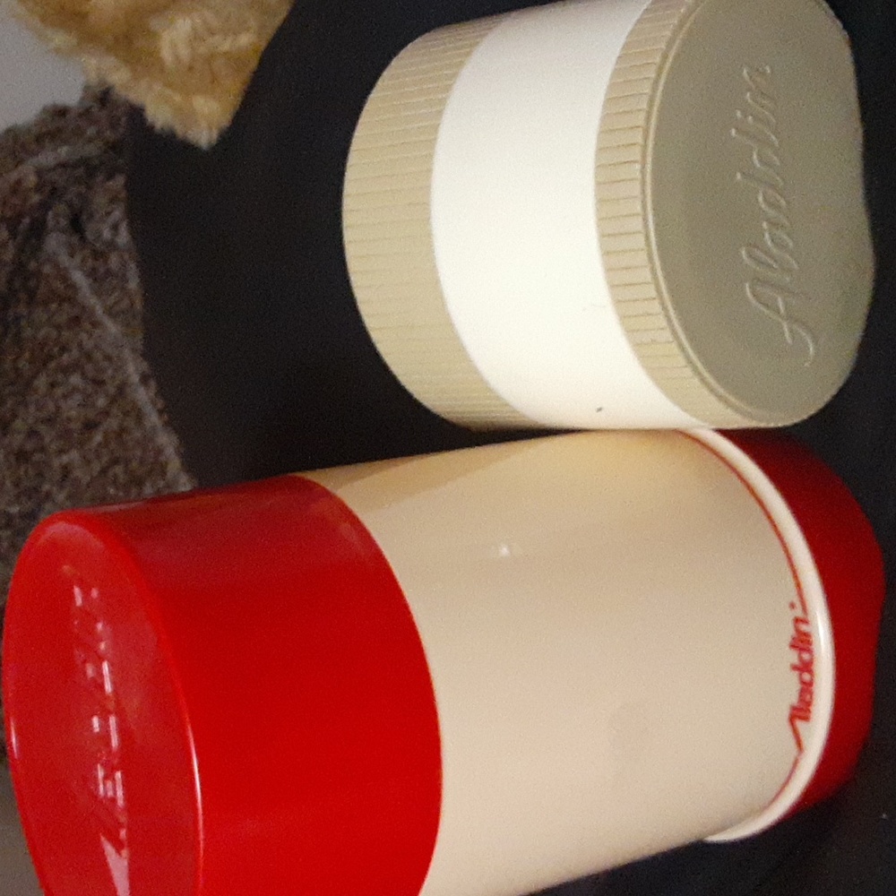 Vintage 80's Aladdin Wide Mouth Pint & Soup Jar Thermos